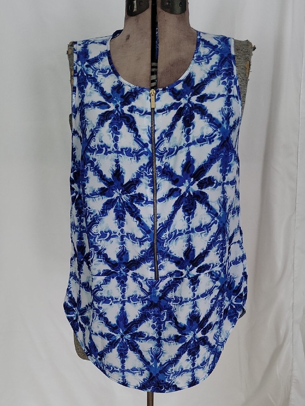 Michael Kors Top, Medium, Blue & White